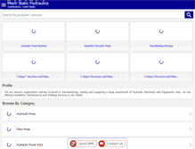 Tablet Screenshot of mechstatichydraulics.com